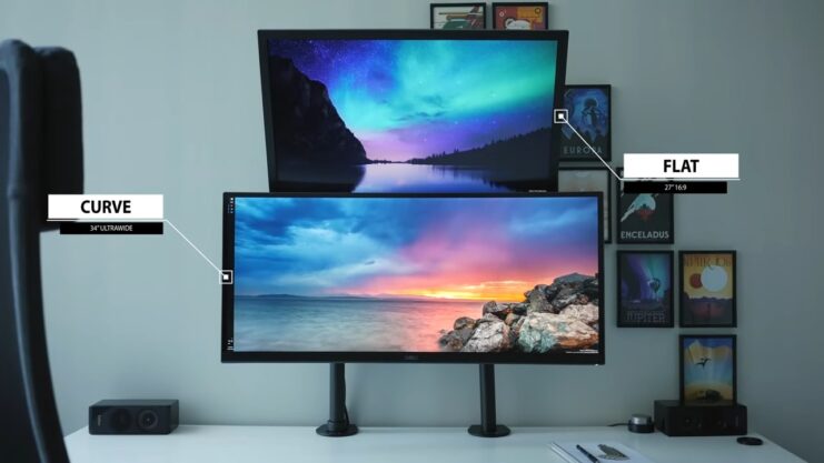 Choosing a Curved vs Flat Monitor for Programming