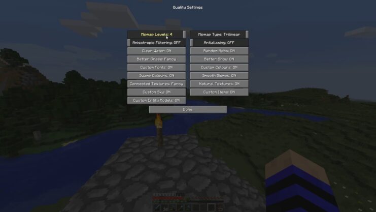 Enable Anti-Aliasing in Minecraft