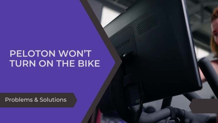 Peloton Bike Support - Bike Won't turn on