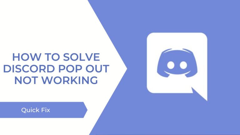 Solve Discord Pop Out