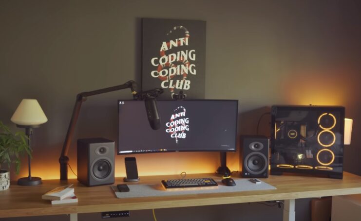 industrial Desk Setup