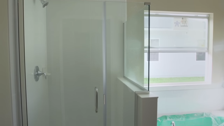 Half-Wall Shower Screens